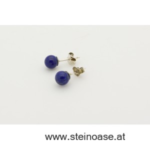 Ohrstecker Lapis Lazuli Silber 6mm